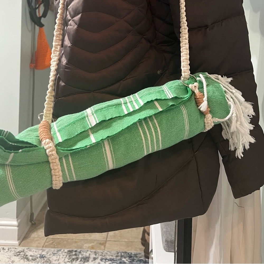 Macrame beach towel strap 🌊